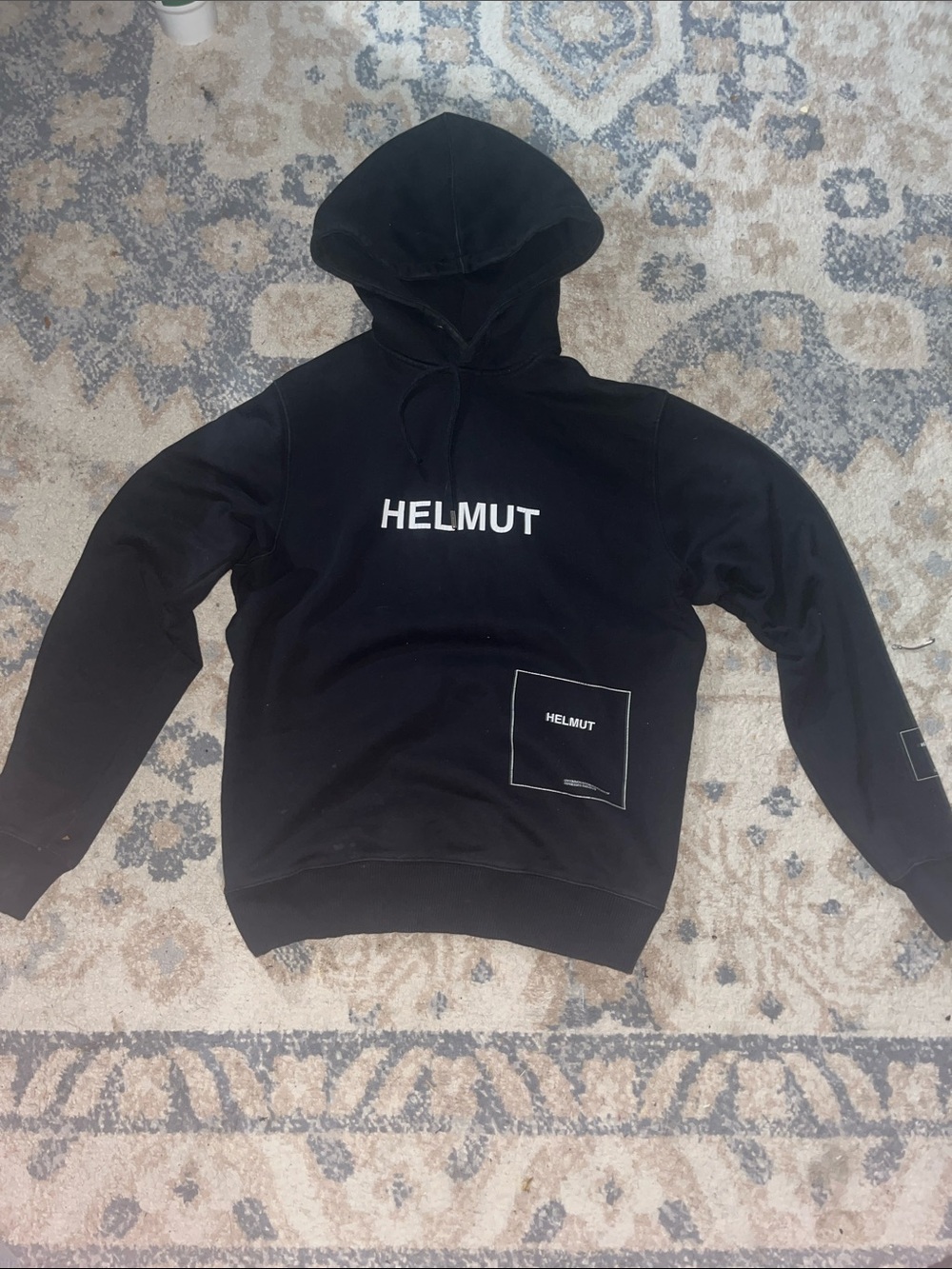Helmut Lang uncommon action hoodie